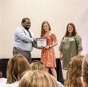 ktech graduate getting certificate